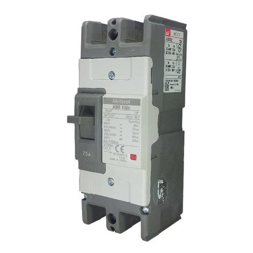 MCCB LS 2P 75A 85kA ( ABS102c )